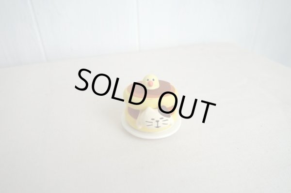 画像1: デコレコンコンブル　ホットケーキ猫 (1)