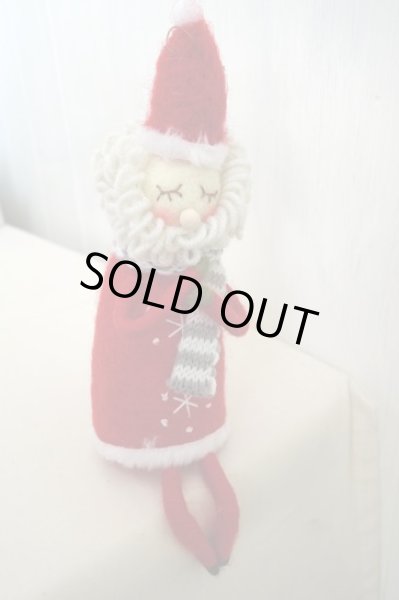 画像1: 羊毛フェルトオーナメント　L　サンタクロース (1)