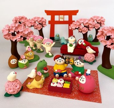 画像1: デコレ　コンコンブル　桜おどり猫