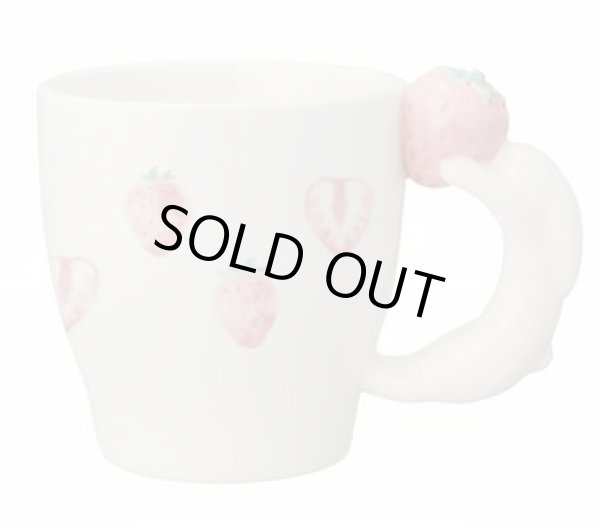 画像1: デコレ　苺うさぎマグ　PK (1)