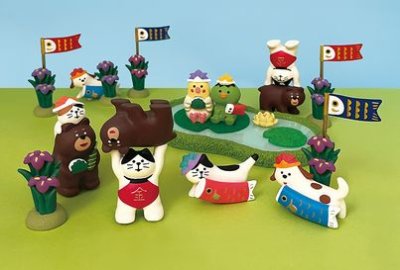 画像1: デコレ　コンコンブル　鯉運びにゃんこ
