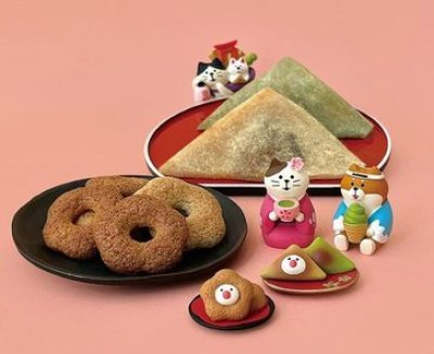 画像1: デコレコンコンブル　新選組わんこ　抹茶ソフト