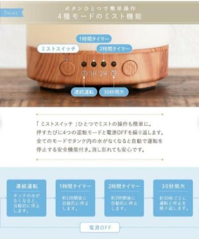 画像2: Thaleiaveil アロマディフューザー キャンドル ゆらぎ LEDライト