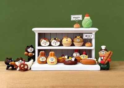 画像1: デコレ　コンコンブル　台座付きウッドシェルフ