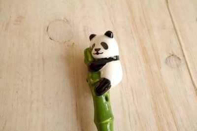 画像2: デコレ　パンダラケ　パンダスプーン　よじよじ　竹