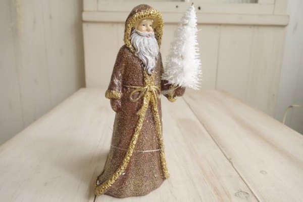 画像1: LED Snow Tree Santa (1)