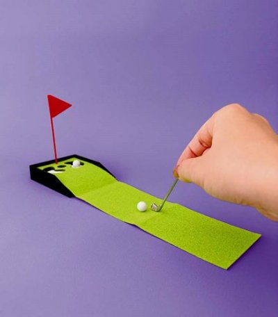 画像1: デコレ　ミニミニゲーム缶　ゴルフ