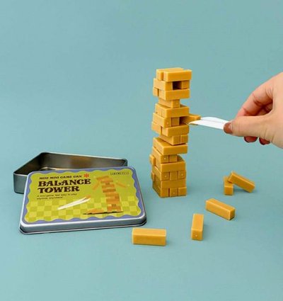 画像1: デコレ　ミニミニゲーム缶　バランスタワー