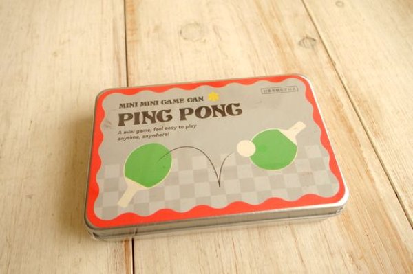 画像1: デコレ　ミニミニゲーム缶　ピンポン (1)