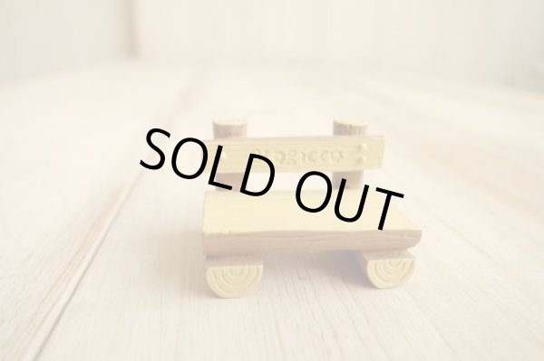 画像1: デコレ　オトギッコ　ミニミニオブジェ　ウッドベンチ (1)