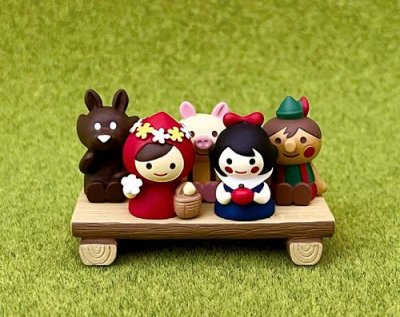 画像2: デコレ　オトギッコ　ミニミニオブジェ　丸太デッキ