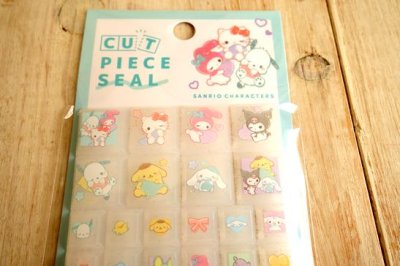画像1: カットピースシール　サンリオキャラクターズ　むにゃっと