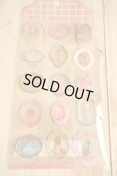 画像1: シュクレブローチ　ステッカー　乙女のブローチ (1)