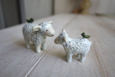 画像1: ガーデンマスコット　ヒツジ　S