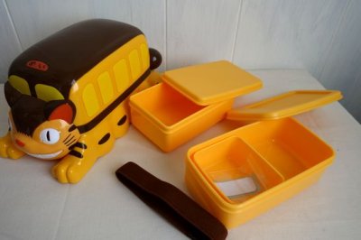 画像1: 立体ネコバスランチボックス
