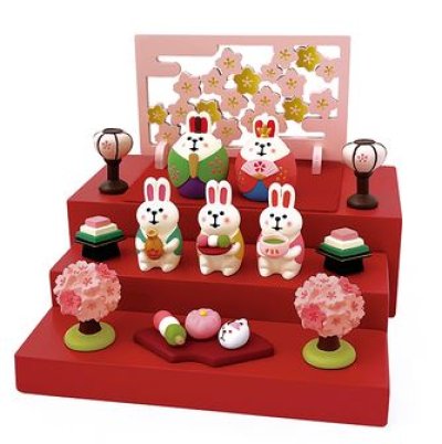 画像1: デコレ　コンコンブル　ふっくらうさぎ雛