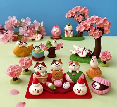 画像1: デコレ　コンコンブル　桜まねき猫