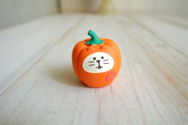 画像1: デコレ　コンコンブル　おやさい猫だるま　パプリカ (1)