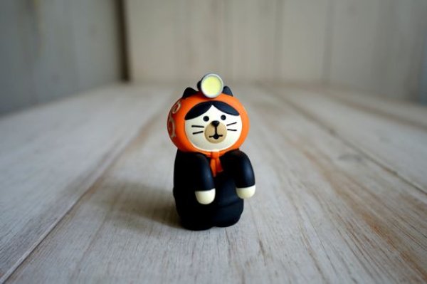 画像1: デコレ　コンコンブル　ハロウィンのどろぼう猫 (1)