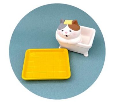 画像2: デコレ　潤いマスコット　バスタイム　みけ