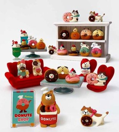 画像1: デコレ　コンコンブル　ドーナツLOVE猫