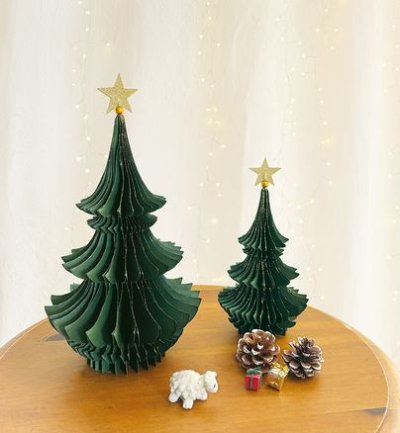 画像2: デコレ　ペーパーツリー　S　GR