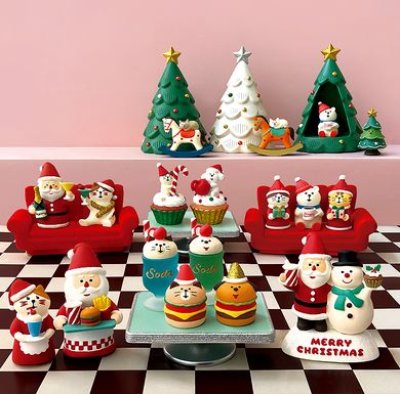 画像1: デコレ コンコンブル　ウェイトレス猫　クリスマス