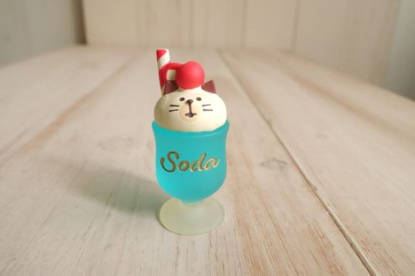 画像1: デコレ コンコンブル　にゃんこクリームソーダー (1)