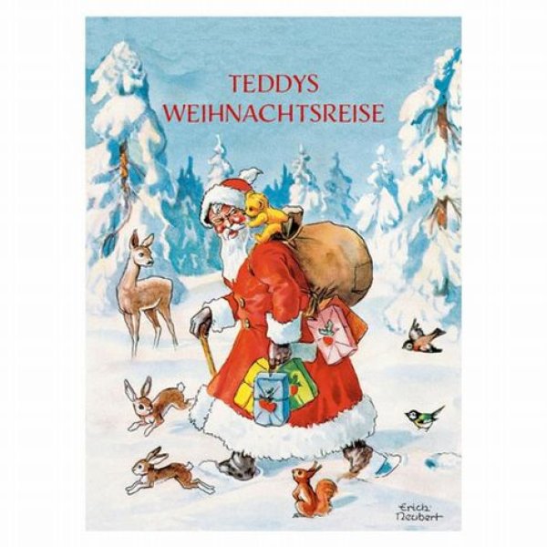 画像1: クリスマスまでの日めくりカレンダー テディのクリスマスの旅 グッズ (1)