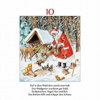 画像1: クリスマスまでの日めくりカレンダー テディのクリスマスの旅 グッズ