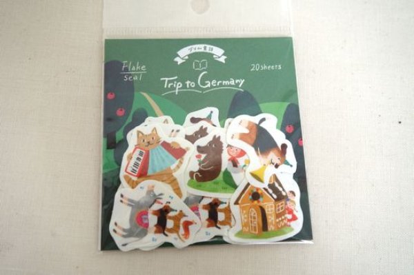画像1: 和紙フレークシール　ドイツTRIP　童話 (1)