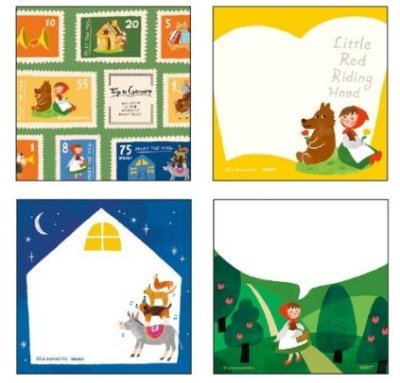 画像1: スクエアメモ　ドイツTRIP　童話