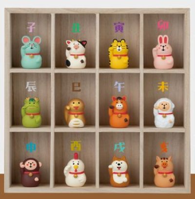 画像1: デコレ　コンコンブル　福招き　ねずみ