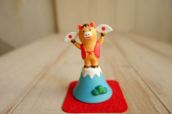 画像1: デコレ　コンコンブル　富士で福踊り馬 (1)