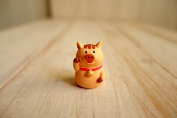 画像1: デコレ　コンコンブル　福招き　いのしし (1)