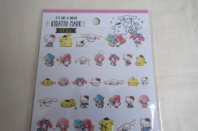 画像1: KIRATTOマークシール　サンリオキャラクターズ