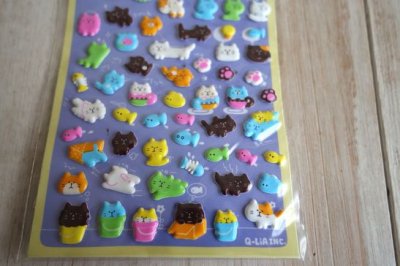 画像2: クーリア　ちょこんとステッカー　にゃんこ