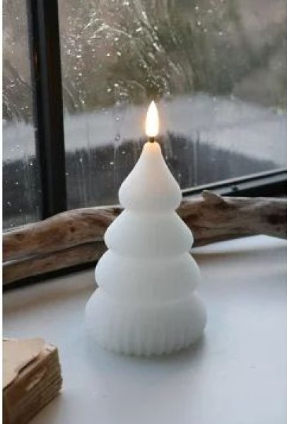 画像1: ホワイトパイン・LEDキャンドル (1)