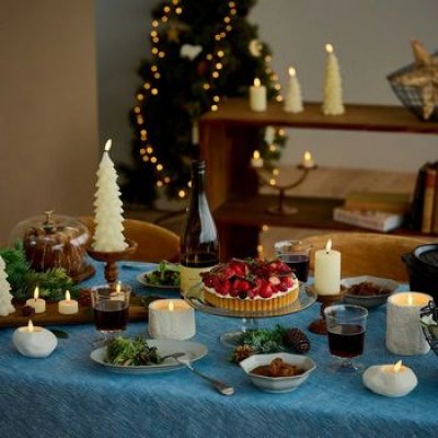 画像2: shesay パーティやインテリアを彩る LEDライト キャンドル ツリー L