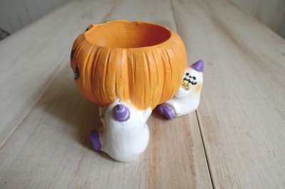 画像2: ハロウィンレジンポット　ジャックオーランタン