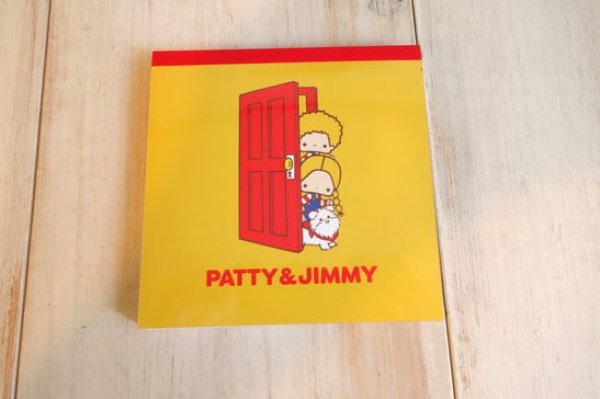 画像1: スクエアメモ　レトロSC４　パティ＆ジミー (1)