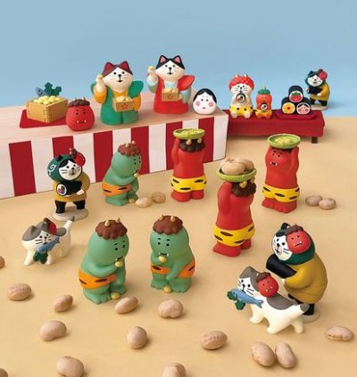 画像1: デコレ　コンコンブル　鬼面福面飾り