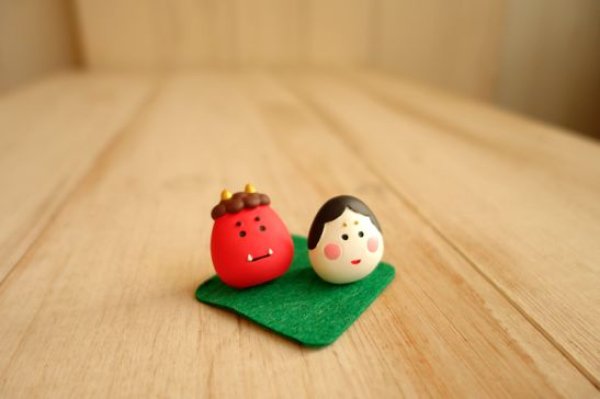 画像1: デコレ　コンコンブル　鬼面福面飾り (1)