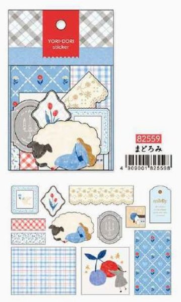 画像1: YORI－DORIステッカー　まどろみ (1)