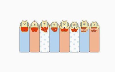 画像1: ごろごろにゃんすけスティックマーカー　サスぺブルー