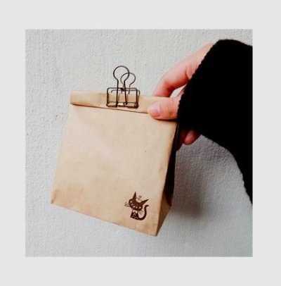 画像1: 黒ねこ意匠 スタンプ　おすまし