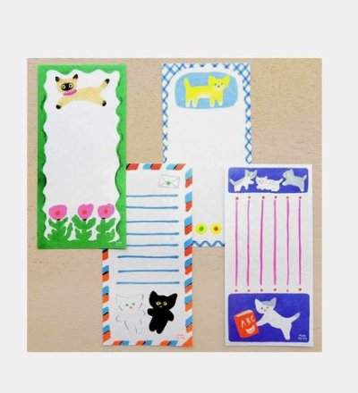 画像1: cozyca products多田玲子 一筆箋 　C IS FOR CAT