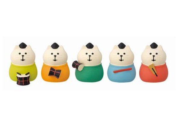 画像1: デコレ　コンコンブル　にぎやか五にゃん囃子 (1)