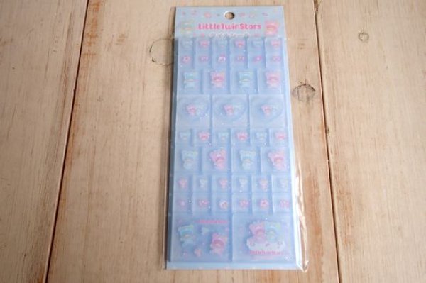 画像1: リトルツインスターズ　タイルシール　パフポフ (1)