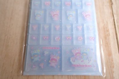 画像1: リトルツインスターズ　タイルシール　パフポフ